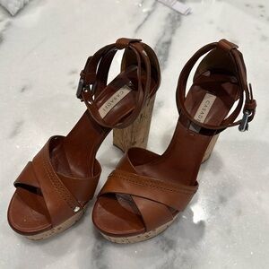 Casadei Brown Cork Heels